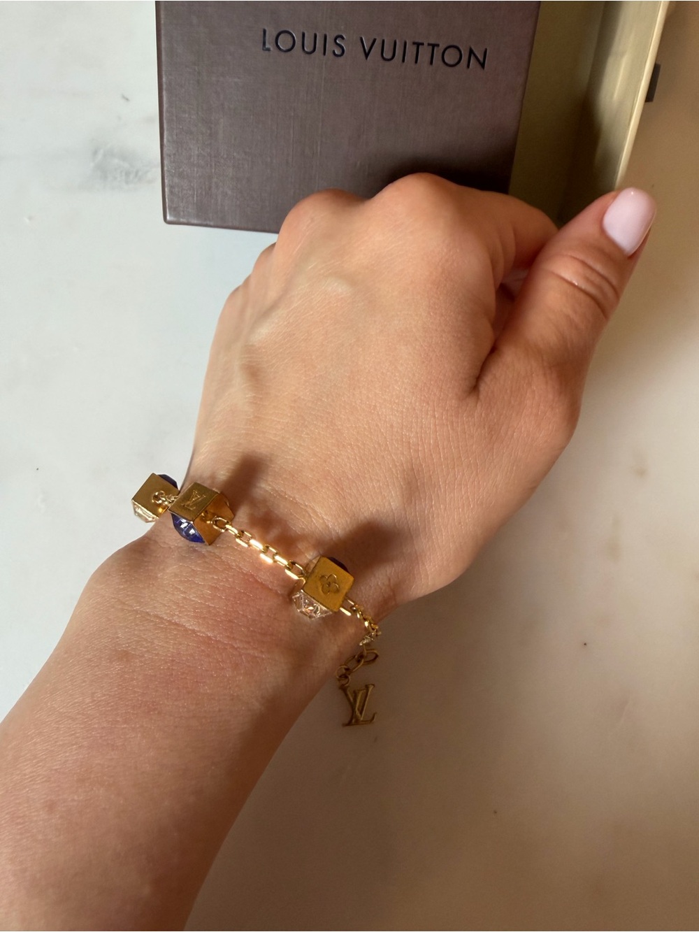 Louis Vuitton Gold Chain Bracelet